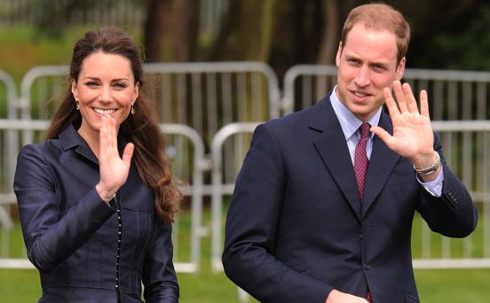 Kate and William in Lancashire