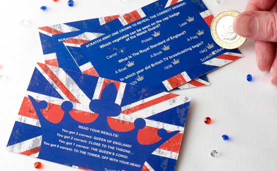 Royal Wedding scratch cards Royal Wedding scratch cards