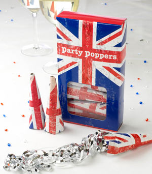 Royal Wedding party poppers Royal Wedding party poppers