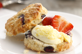 Blueberry and vanilla scones Blueberry and vanilla scones