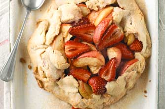 Rustic open pies Rustic open pies