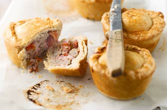 Woman's Weekly Sausage, bacon and mustard pies Woman's Weekly Sausage, bacon and mustard pies