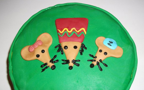 Kelly Douglass' Rastamouse cake Kelly Douglass' Rastamouse cake