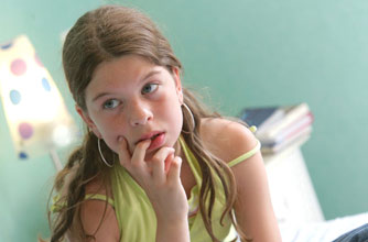 Worried girl
