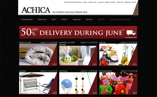 Top 10 bargain websites: Achica Top 10 bargain websites: Achica