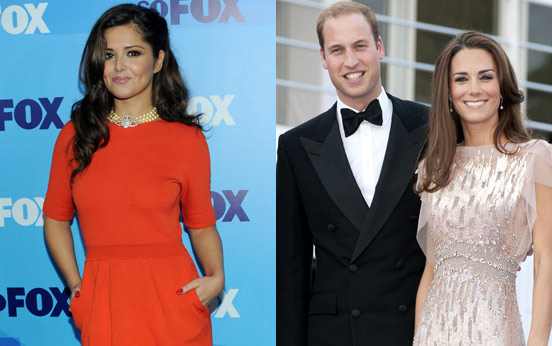 Cheryl Cole, Kate Middleton, Prince William
