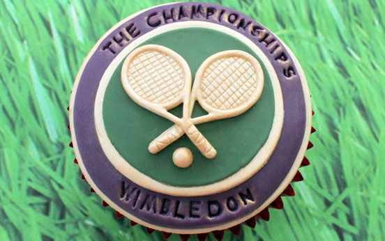 Wimbledon cupcakes Wimbledon cupcakes