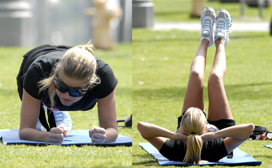 Celebrities keeping fit: Fergie Celebrities keeping fit: Fergie