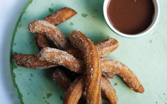 Churros and chocolate Churros and chocolate