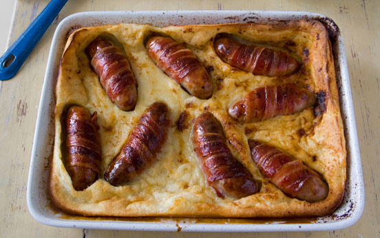 Pigs In Blankets Toad in the Hole recipe - goodtoknow