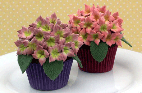 15 spring cupcake recipes  Hydrangea cupcakes  goodtoknow