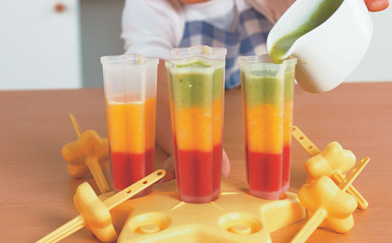 3. Traffic light ice lollies 3. Traffic light ice lollies