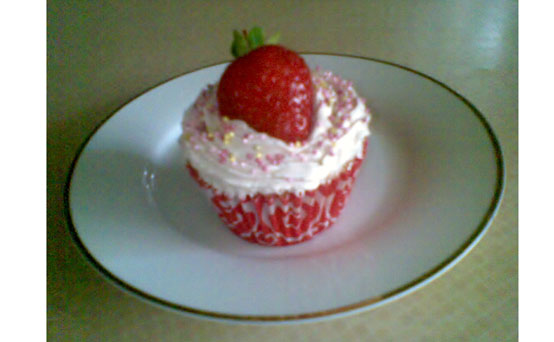 Strawberry Tea Champagne Cupcakes Strawberry Tea Champagne Cupcakes