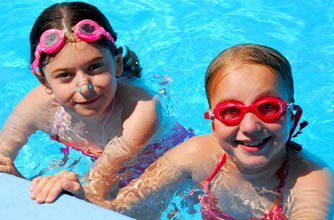 Children swimming Children swimming