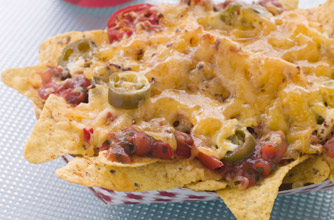 Cheesy nachos Cheesy nachos