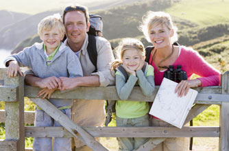 Family outdoors