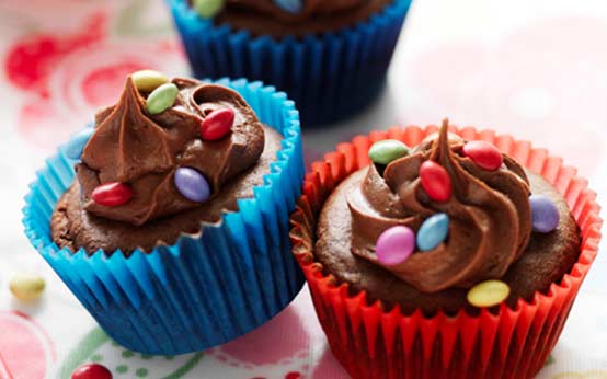 Smartie cupcakes recipe Smartie cupcakes recipe