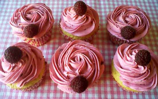 Chocolate raspberry cupcakes recipe