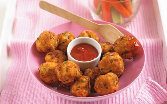 Annabel Karmel's chicken and apple balls recipe Annabel Karmel's chicken and apple balls recipe