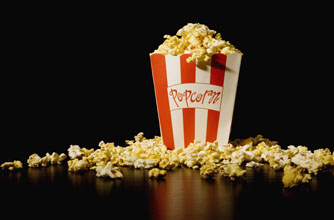 Ben, Jerrys and Popcorn from the cinema
