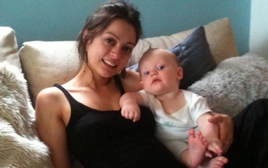 Mum Jennifer with her son Sam