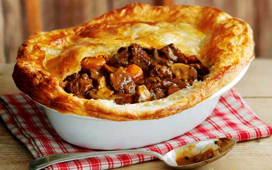 Steak and ale pie