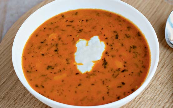 Gordon Ramsay's Moroccan spiced pumpkin soup recipe Gordon Ramsay's Moroccan spiced pumpkin soup recipe