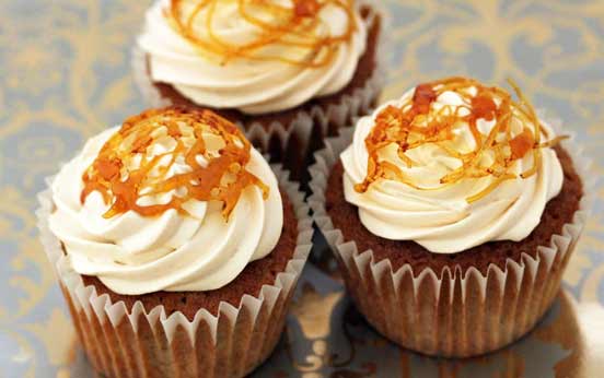 Toffee apple cupcakes 