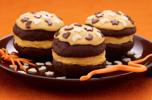 Halloween orange whoopie pies recipe Halloween orange whoopie pies recipe