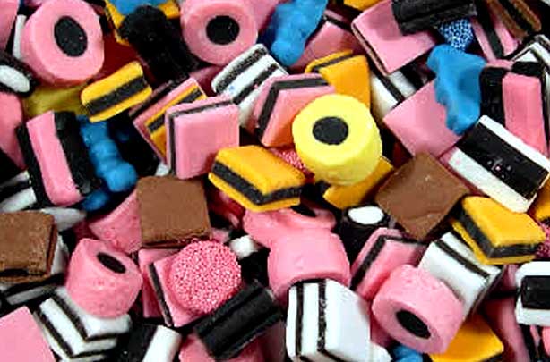 Licorice candy