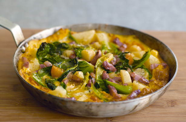 Bacon squeak frittata Bacon squeak frittata