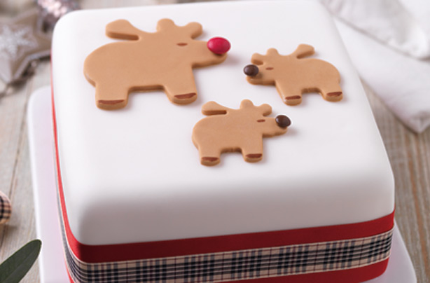 Rudolph Christmas cake Rudolph Christmas cake
