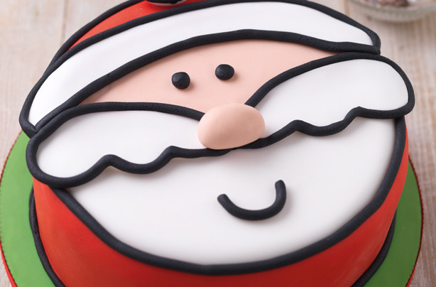 Jolly Santa cake