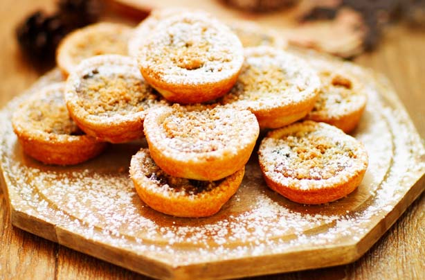 Homemade mince pies with a twist