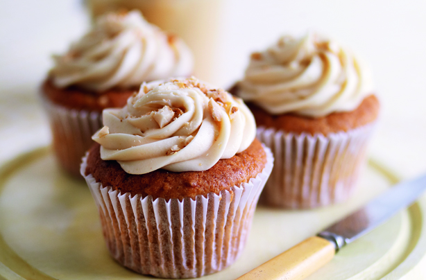 Peanut butter and banana cupcakes