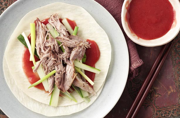 Make your own restaurant style duck pancakes. It is quite easy to make and this recipe serves 6 people. For less work use ready made pancakes and plum sauce. Make your own restaurant style duck pancakes. It is quite easy to make and this recipe serves 6 people. For less work use ready made pancakes and plum sauce.