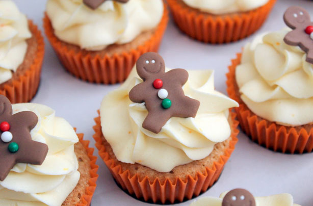 Victoria Threader's Gingerbread Cupcakes with Clementine Buttercream Victoria Threader's Gingerbread Cupcakes with Clementine Buttercream