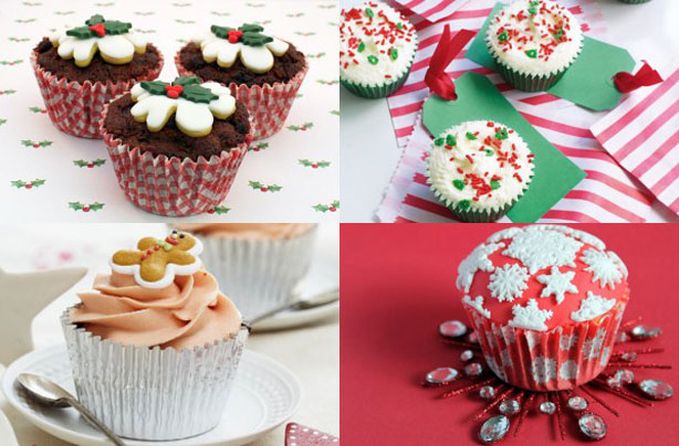 Christmas cupcakes