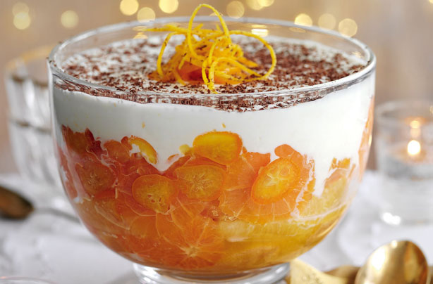Slimming World's whisky orange trifle