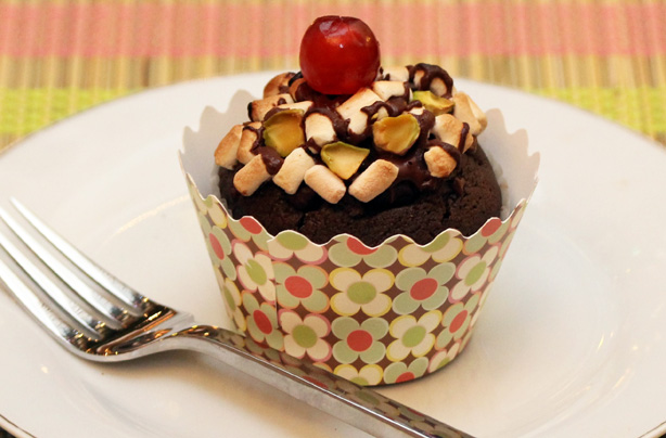 Rocky road cupcakes