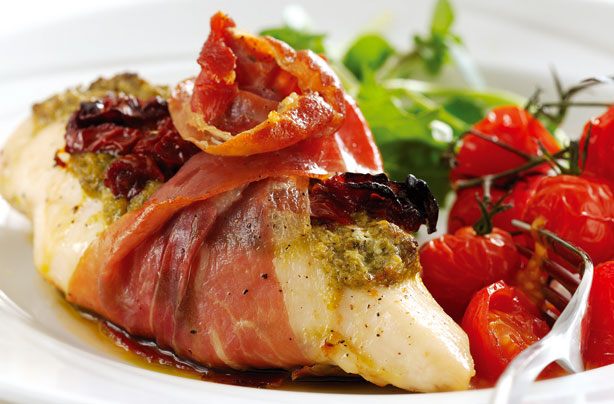 Stuffed chicken with Parma ham