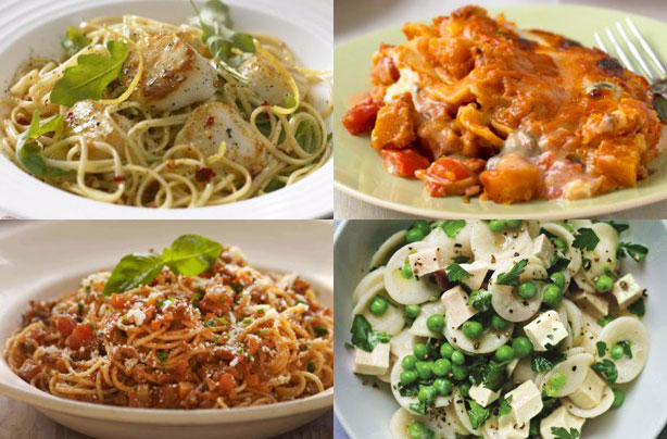 Top 20 pasta recipes for February 2012