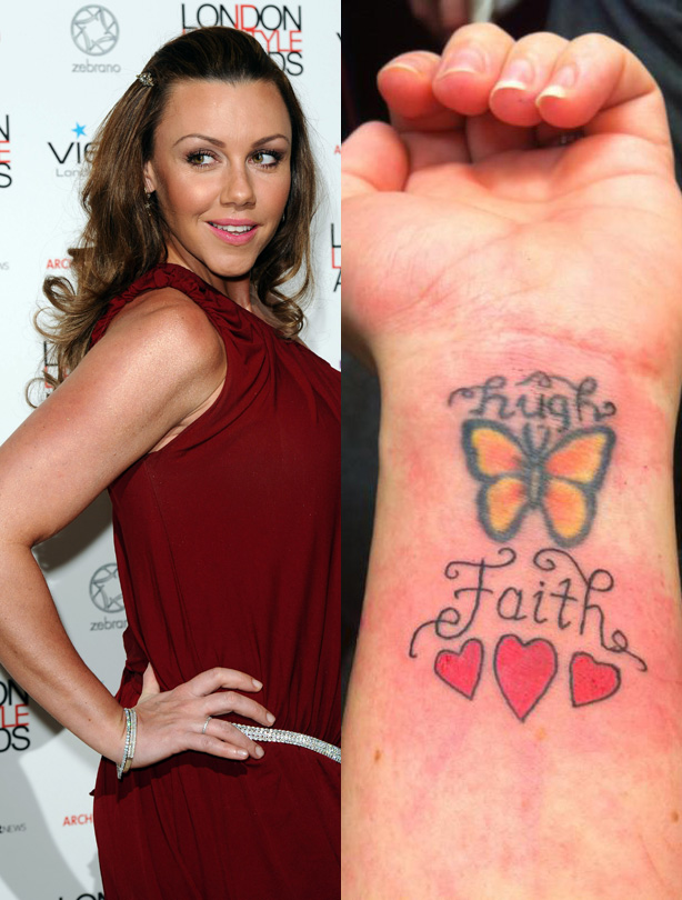 Michelle Heaton tattoo Michelle Heaton tattoo