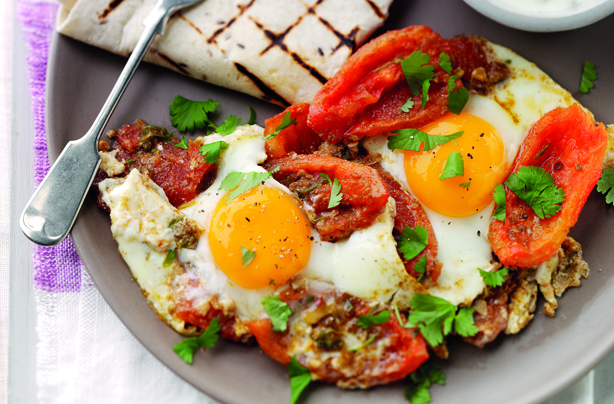 Moroccan spiced eggs Moroccan spiced eggs