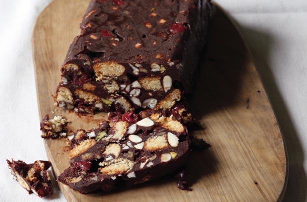 Delicious chocolate and morello cherry fridge cake Delicious chocolate and morello cherry fridge cake