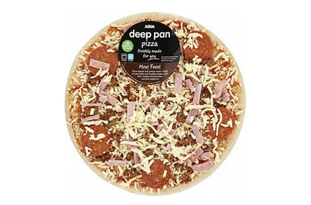 Asda deep pan meat feast Asda deep pan meat feast