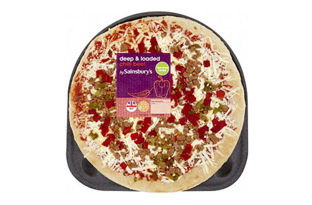 Sainsbury's beef pizza Sainsbury's beef pizza