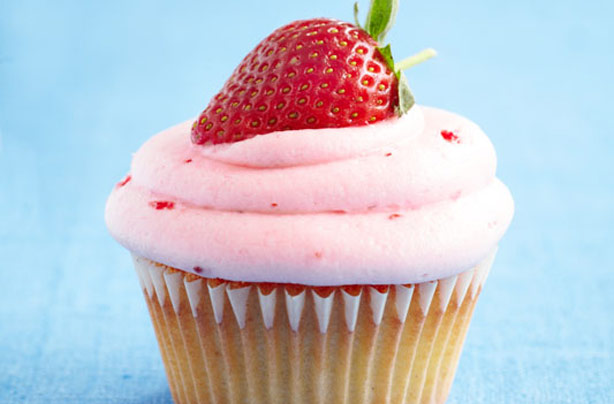 Strawberry lacto free cupcake Strawberry lacto free cupcake