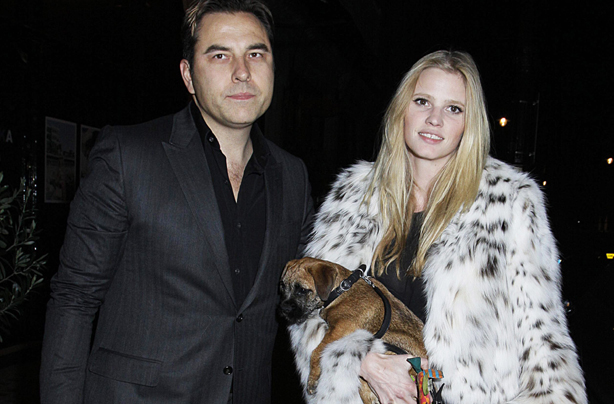 David Walliams and Lara Stone David Walliams and Lara Stone