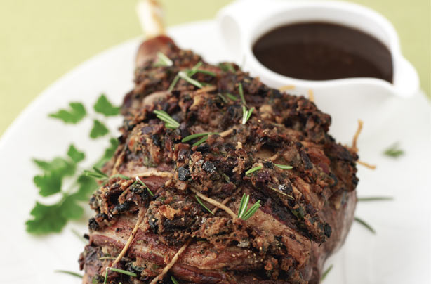 Roast lamb with stuffing Roast lamb with stuffing